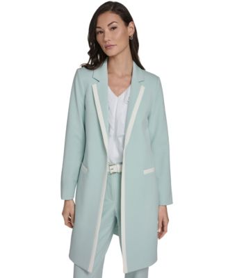 Women's Notch Collar Framed Topper Jacket