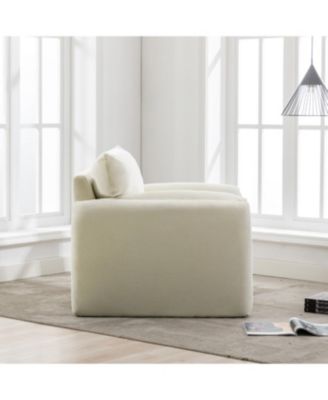 Modern Chenille Oversized Armchair Accent Single Sofa Lounge Chair