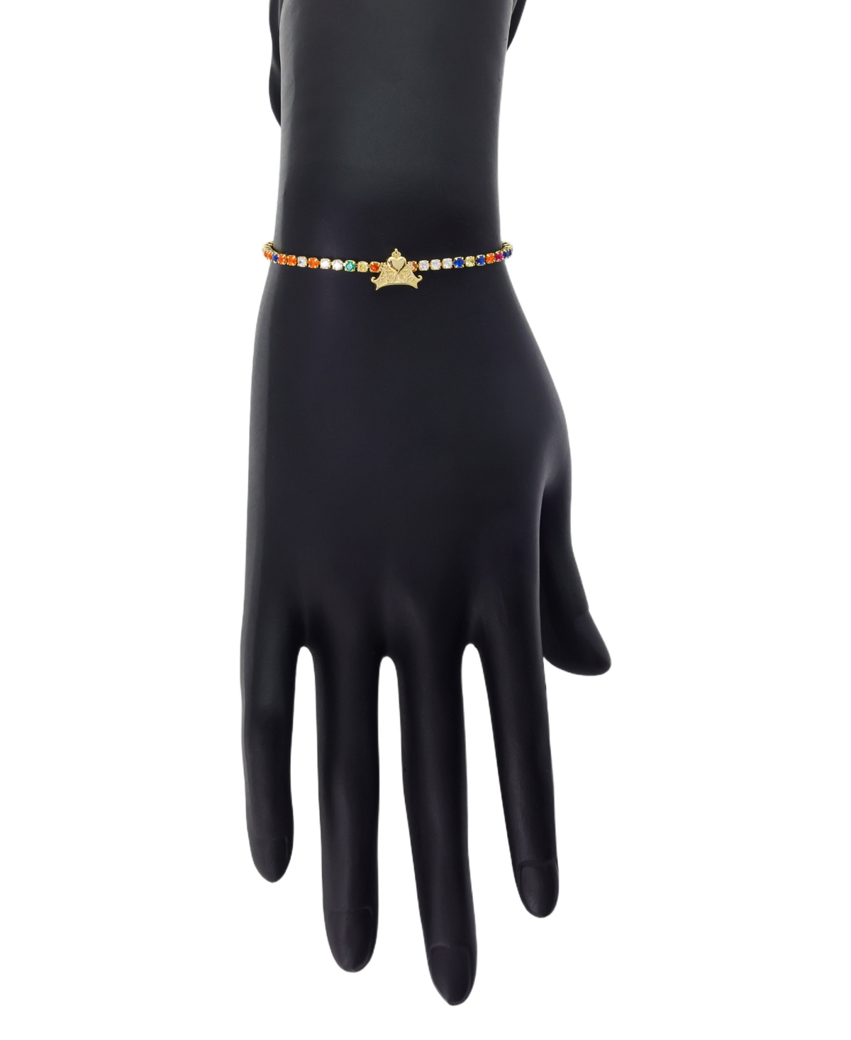 Disney Princess Crown Multicolor Bolo Bracelet