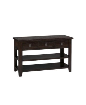Kona Grove 50" Distressed Rustic Solid Wood Sofa Table