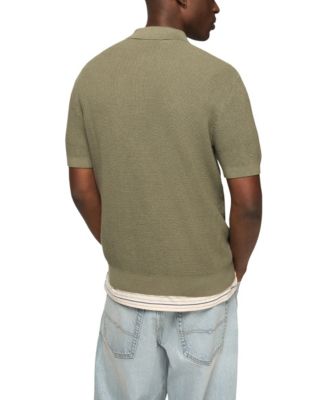 Men's Quarter-Zip Polo Sweater