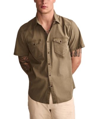 Men's Short-Sleeve Regular-Fit Western Shirt
