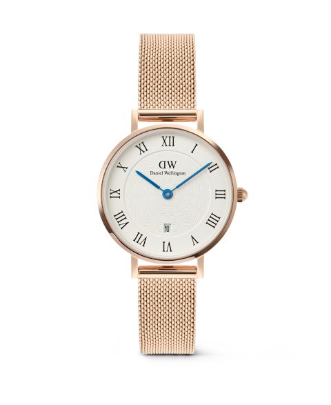 Женские часы Daniel Wellington Date Rose Gold-Tone Stainless Steel, 28mm
