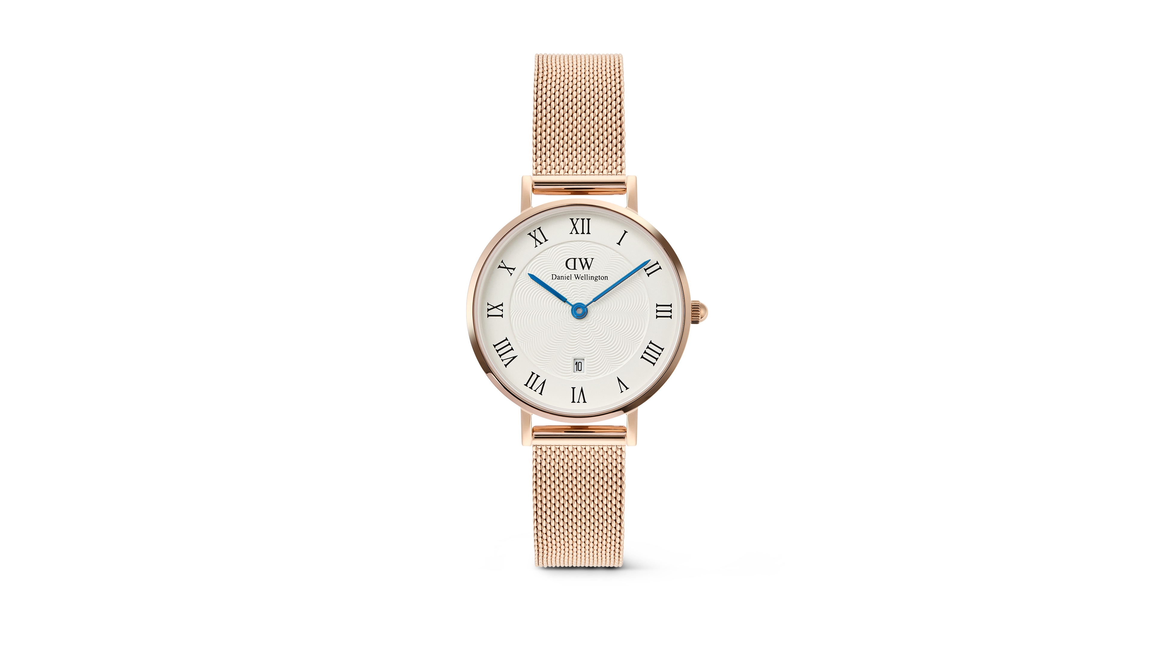 Daniel Wellington Women's Date Rose Gold-Tone Stainless Steel Watch, 28mm