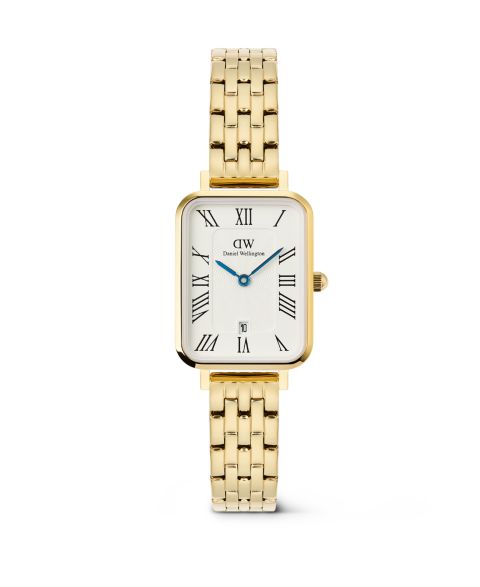 Женские часы Daniel Wellington Date Gold-Tone Stainless Steel, 26 mm