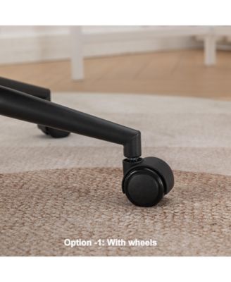 Streamdale Adjustable and Swivel Criss-Cross Office Chair with Wide Seat