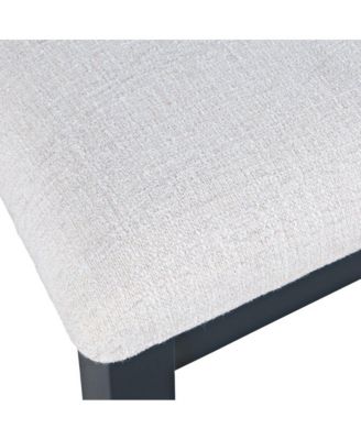 Westport Modern Farmhouse Upholstered Ladderback Dining Chair - Set of 2