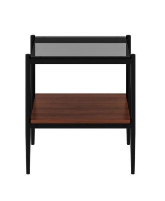 Streamdale 3-Piece Modern Gray Glass Living Room Table Set