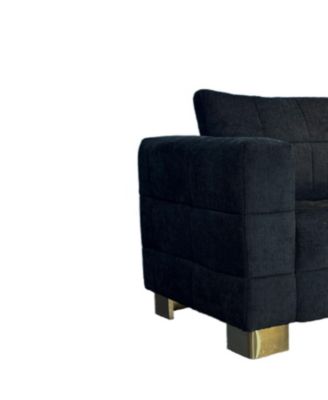 Plush Polyester Sofa: Soft, Spring Seat, Easy Clean