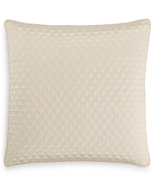 Hotel Collection Dimensions Champagne Quilted European Sham