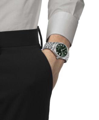 Men's Ballade Power Silver Stainless Steel Bracelet Watch, 39mm