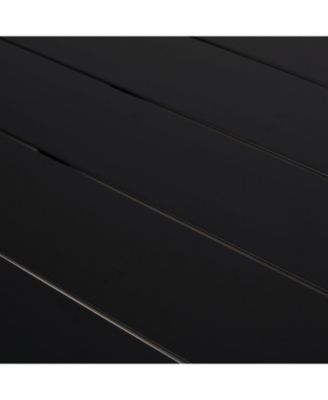 Modern Aluminum Slat Outdoor Dining Table