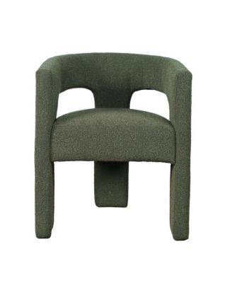 Sven Modern Contemporary Upholstered Three-Leg Curved Back Dining Chair