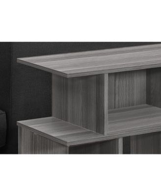 Accent Table, Side, End, Nightstand, Lamp, Living Room, Bedroom, Grey Laminate, Contemporary, Modern