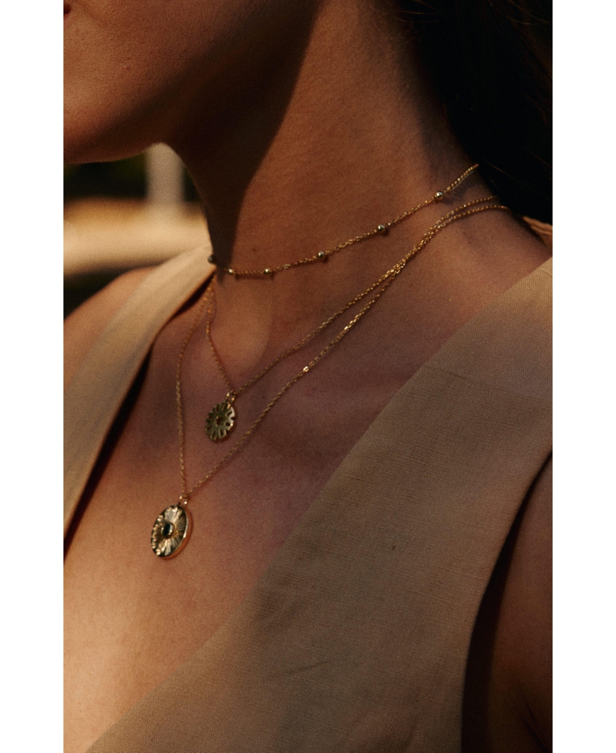 Retro Chic Madonna Necklaces Set