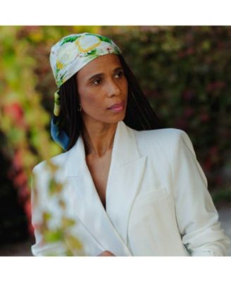 Limoni Fioriti - Silk Foulard for Women