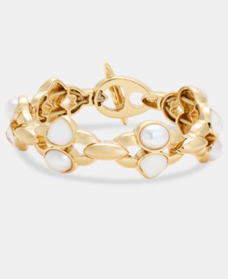 Stone & Mother-of-Pearl Stretch Bracelet