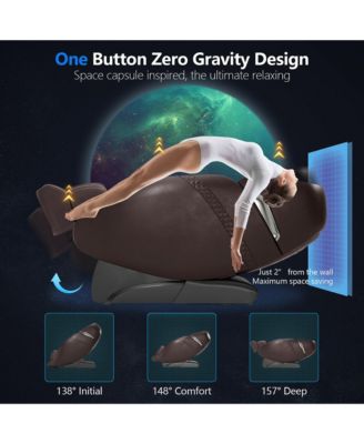 Full Body Zero Gravity SL Track Massage Chair w/ Negative Ion Generator