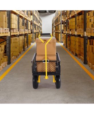 SUGFIT 500 lbs Capacity Garden Cart with All-Terrain Tires & Steel Frame