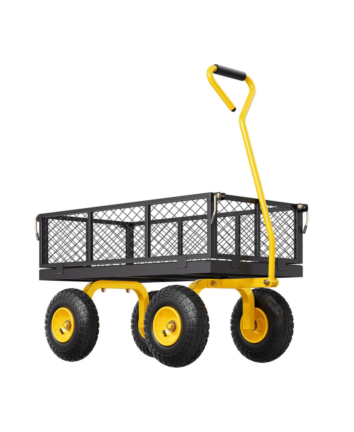 Sugfit 500 lbs Capacity Garden Cart with All-Terrain Tires & Steel Frame