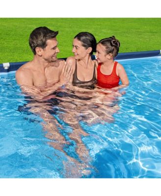 Steel 9'10" x 6'7" x 26" Rectangle Above Ground Pool w/DuraPlus Liner