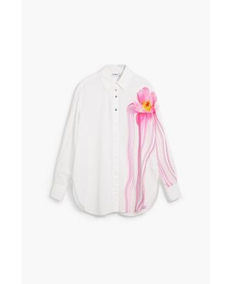 Women's Glossy flower shirt