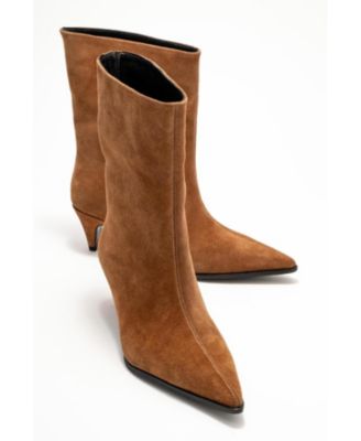 Aleo Leather Pointed Toe Boot (Women)