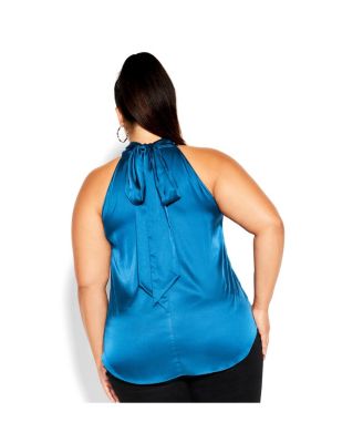 Plus Size Sexy Shine Top