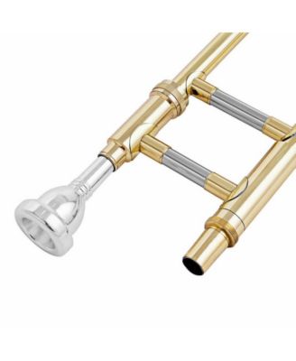 B Flat Brass Trombone with Mouthpiece