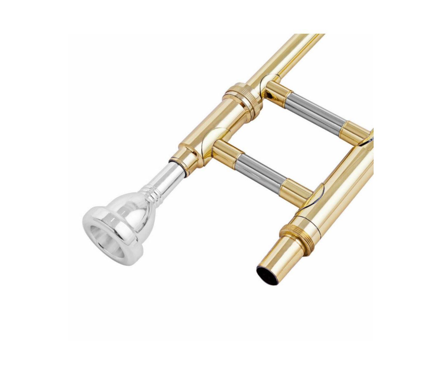 Детская игрушка HONGGE B Flat Brass Trombone with Mouthpiece — фото 3