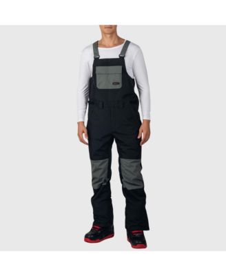 Men's Snow Bib 10K Waterproof Ski Overalls Insulated Snowboard Pants