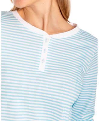 Women's Organic Cotton Jersey Two Piece Long Sleeve Pajama Set