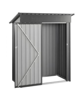 Metal Tool Storage Shed with Waterproof Roof and Air Vents