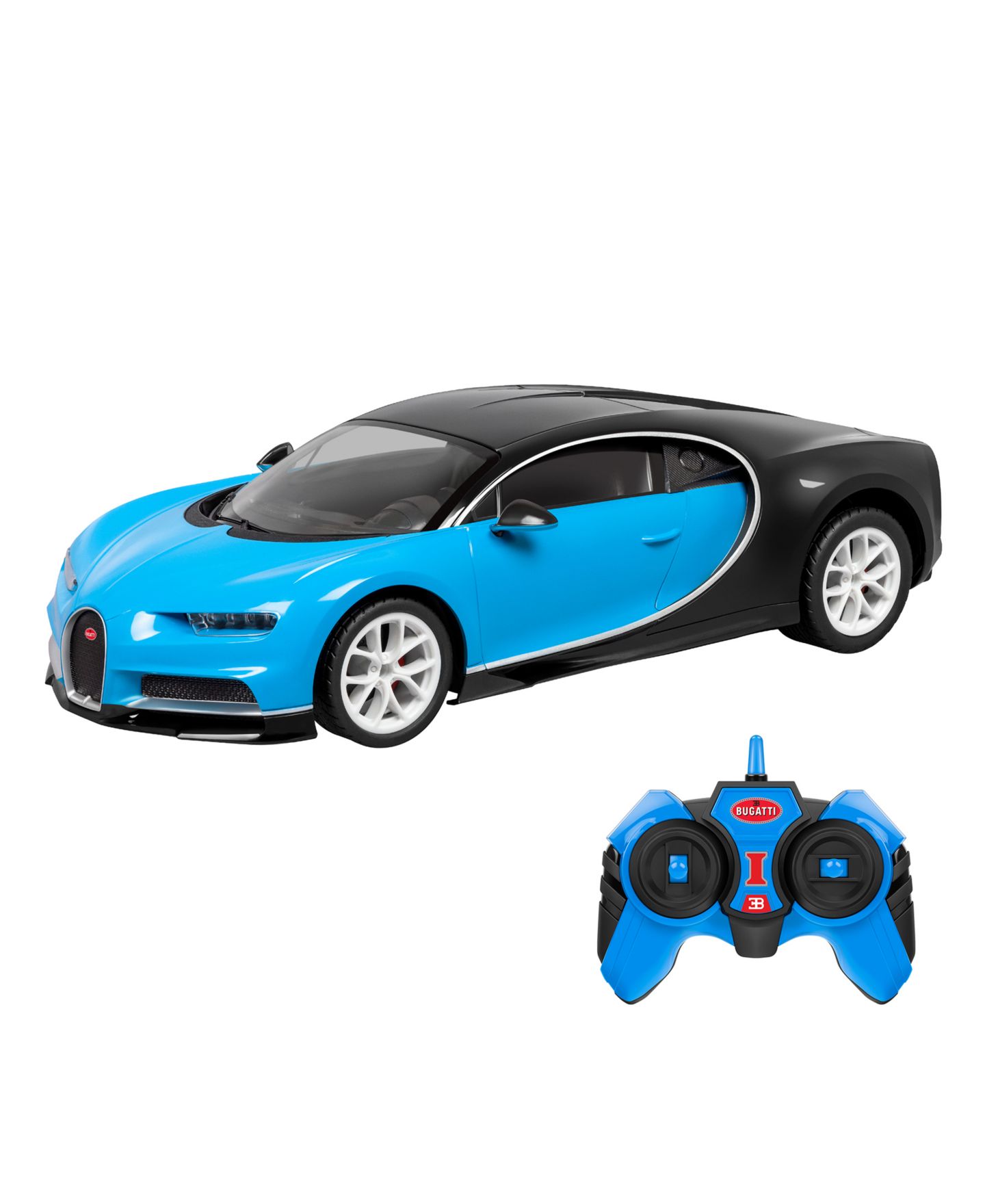 Детские игрушки World Tech Toys 1:14 Scale Police Pursuit Bugatti Chiron and Lamborghini Aventador Remote Control Cars, 2-Piece Set — фото 5