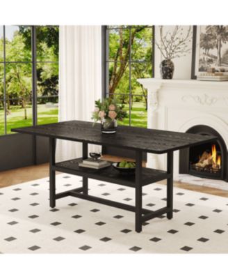 Dining table with storage platform, 7135.4 inches