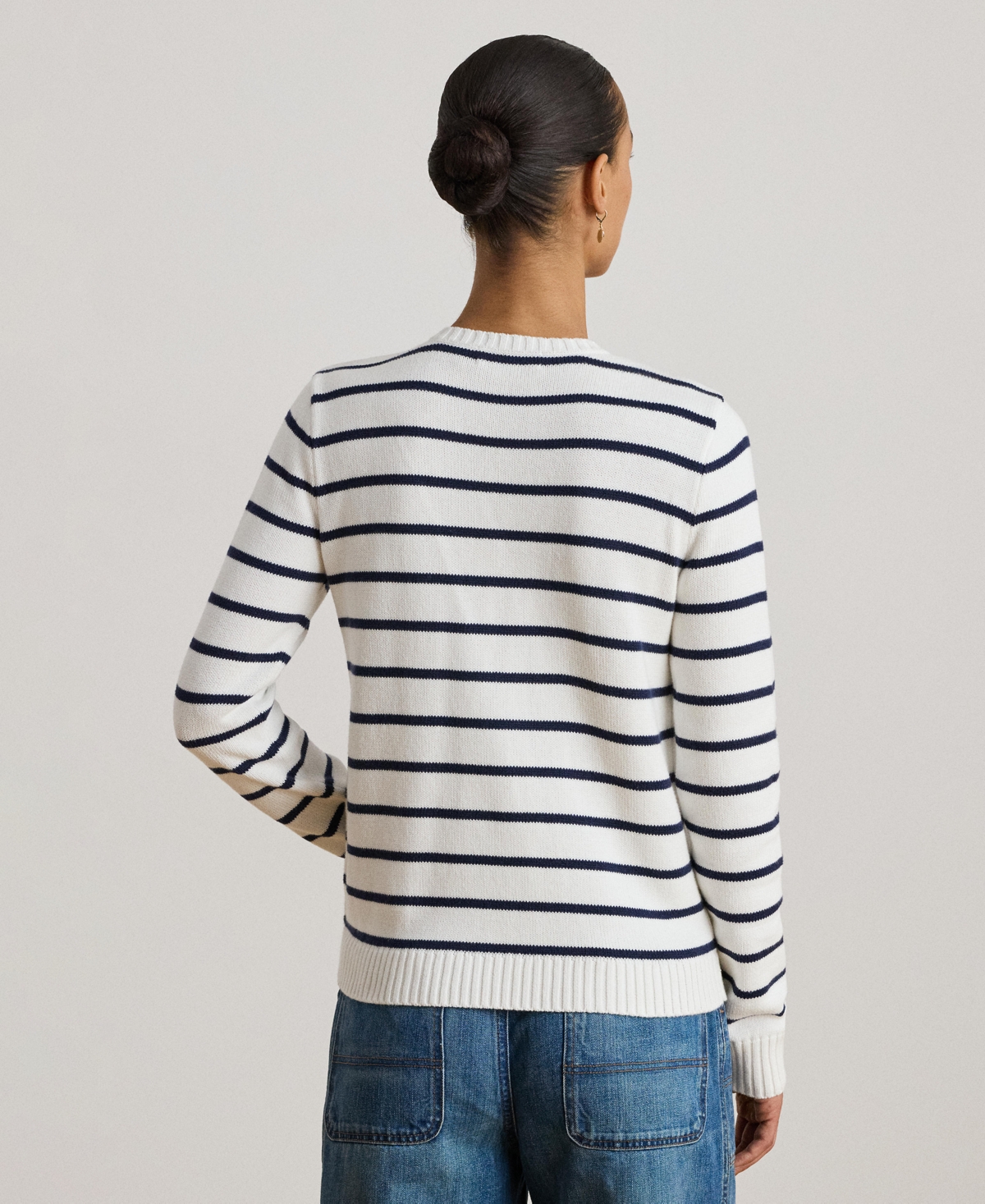Lauren Ralph Women's Striped Cardigan
