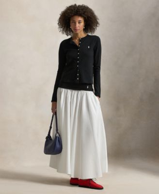 Women's Shirred A-Line Skirt
