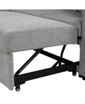 108.7" Sectional Pull-out Sofa Bed