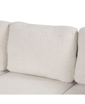 109" Sectional Sofa Bed with Ottoman