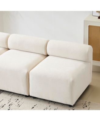 Evelyn 78" Modular 3-Seater Sectional Sofa