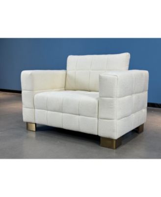 Plush Polyester Sofa: Soft, Spring Seat, Easy Clean