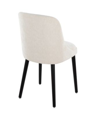 Fabric Rina Mid-Century Modern Dining Chair, Set of 2