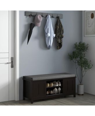 Lift-Top Shoe Storage Bench for Entryway