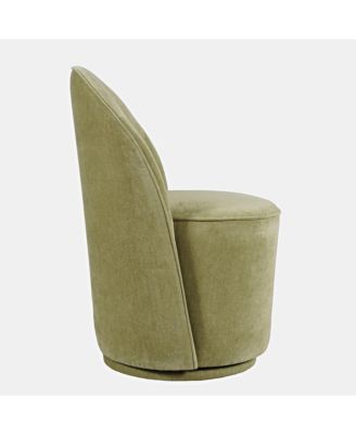 Landon Mid-Century Modern Upholstered Swivel Dining Chair (Set of 2