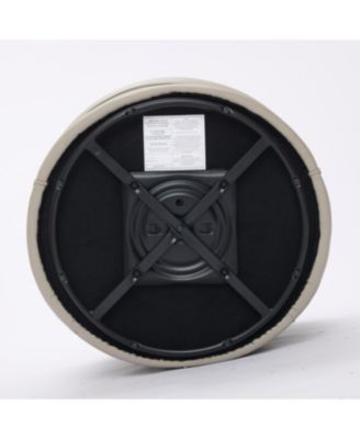 Gream Leather Swivel Chair, 360 Spin, Mid-Century Modern Lounge Chair