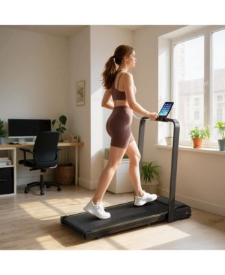 Walking Pad Treadmill, Foldable Under Desk Treadmill with Incline