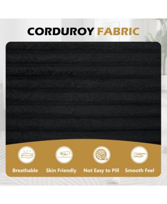 67 Inch White Velvet Chaise Lounge Chair with 9.9 Inch Wide Armrests and Deep Seat for Living Room