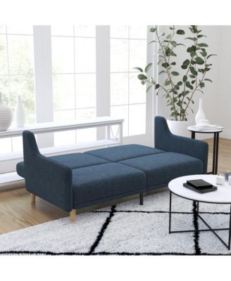 Niklas Mid Century Modern Split-Back Sofa Futon with 3 Recline Positions