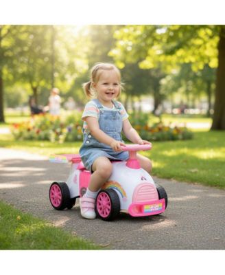 Kids Ride On Sliding Car with Music and Storage