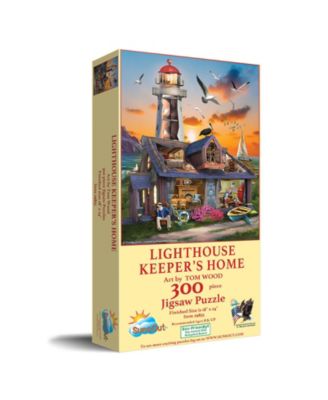Lighthouse Keepers Home 300 piece Jigsaw Puzzle for Adults